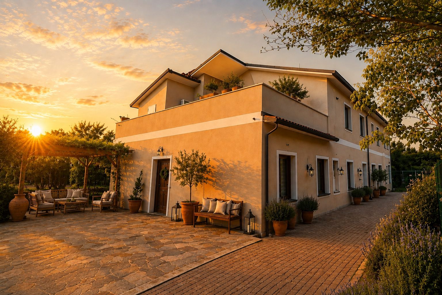 Dawn at Tenuta Alba sul Garda